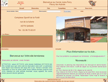Tablet Screenshot of cjf-fleury.tennisresa.com